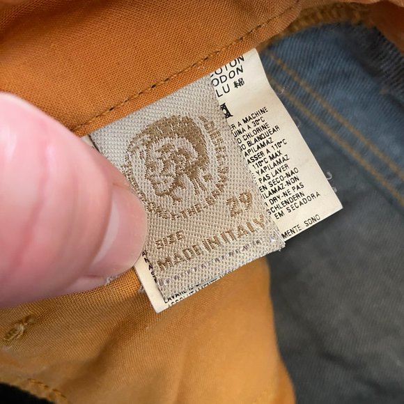 Diesel Looi Pleated Straight Leg Jeans -29x32 - Picture 6 of 9